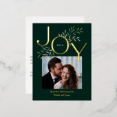 Luscious Joy Folie Holiday Briefkaart kerstkaart (Voorkant / Achterkant)
