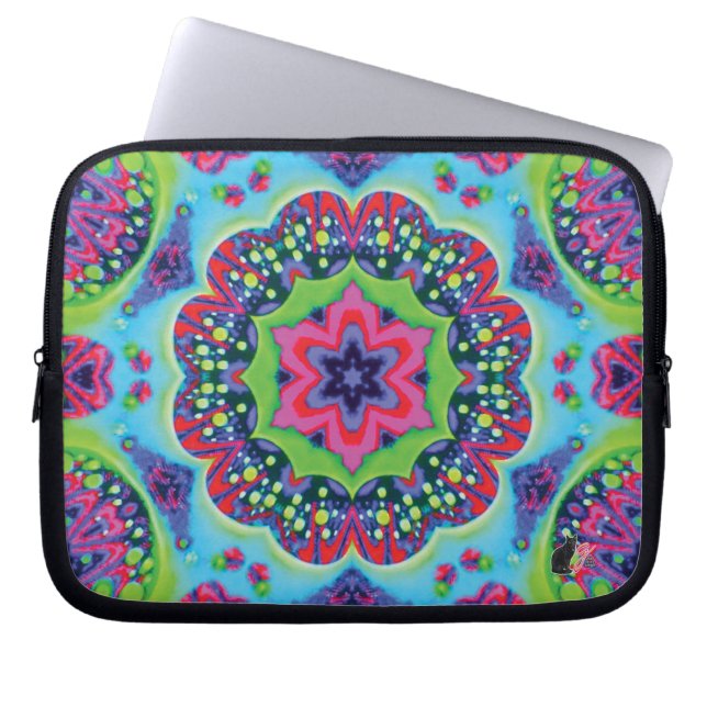 Luscious Kaleidoscoop laptophoes Laptop Sleeve (Voorkant)