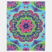 Luscious Kaleidoscope Fleece Blanket (Voorkant)