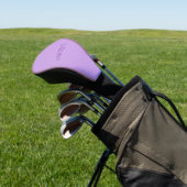 Luscious Lavender Monogram Golfheadcover (Insitu)