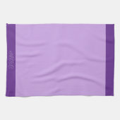 Luscious Lavender Monogram Theedoek (Horizontaal)