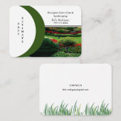 Luscious Lawn Photo Name Landscaping Visitekaartje (Voorkant / Achterkant)