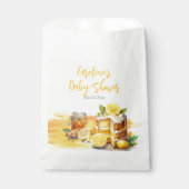 Luscious Lemon Cake Ginger Tea Baby shower Bedankzakje (Voorkant)