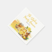 Luscious Lemon Cake Ginger Tea Familiereünie Servet (Hoek)