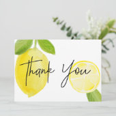 Luscious Lemon - Hartelijk dank Bedankkaart (Staand voorkant)