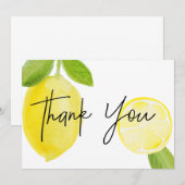 Luscious Lemon - Hartelijk dank Bedankkaart (Voorkant / Achterkant)