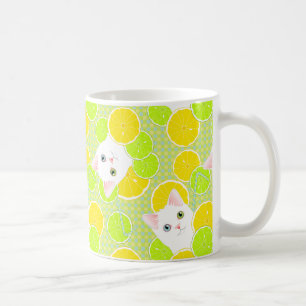 Luscious Lemonade Kitty Cat Sunny, Cheerful, Cute! Koffiemok