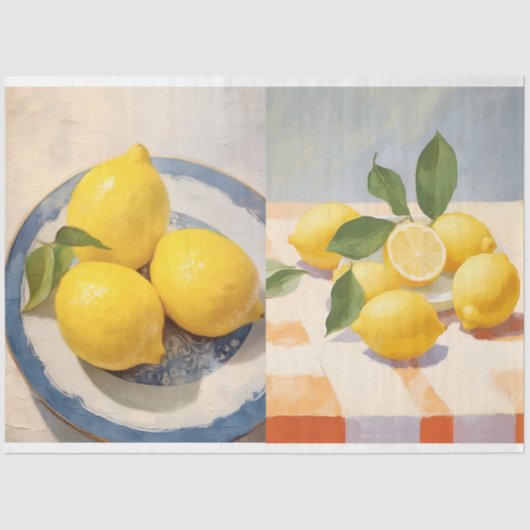 Luscious Lemons prints Tissuepapier (Voorkant)
