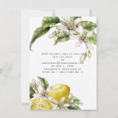 Luscious Lemons Vrijgezellenfeest Kaart (Achterkant)