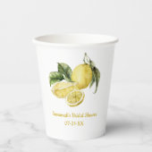 Luscious Lemons Vrijgezellenfeest Papieren Bekers (Voorkant)