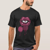 Luscious Lips Dripping Sneaker Match 1 High Bordea T-shirt (Voorkant)