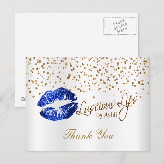 Luscious Lips - Hartelijk dank Briefkaart (Voorkant / Achterkant)