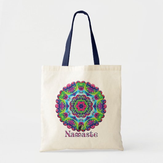 Luscious Namaste Kaleidoscope Tote Bag (Voorkant)