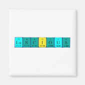 Luscious periodiek table word magnet (Voorkant)