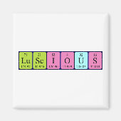 Luscious periodiek table word magnet (Voorkant)