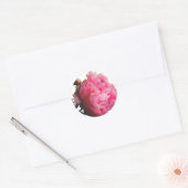 Luscious Pink Peony Custom Envelope zegels (Envelop)