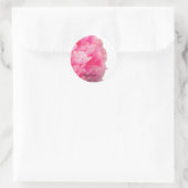 Luscious Pink Peony Custom Envelope zegels (Tas)