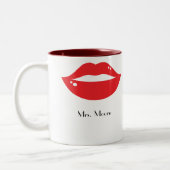 Luscious Red Lips Bride's Mok (Links)