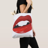 Luscious Red Lips Tote Bag (Dichtbij)