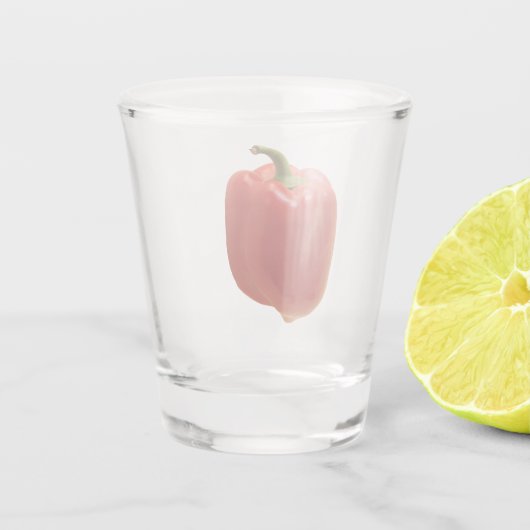 Luscious Red Pepper Shot Glas (Achterkant)