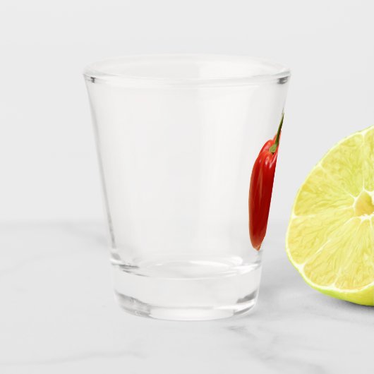 Luscious Red Pepper Shot Glas (Links)
