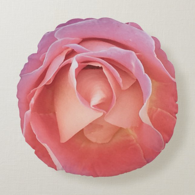 Luscious roze rond kussen (Voorkant)