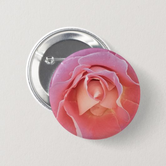 Luscious roze ronde button 5,7 cm (Voorkant /achterkant)