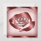 Luscious Roze Roze Bruids Douche Uitnodigingen (Achterkant)