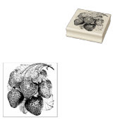 Luscious Summer Strawberry Rubberstempel (Gestempeld)
