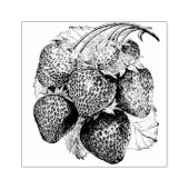 Luscious Summer Strawberry Rubberstempel (Afrduk)