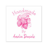 Luscious Zomer Aardbei Rubber Stamp Zelfinktende Stempel (Design)