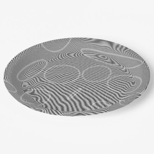 luscirkels papieren bordje (Gekanteld)