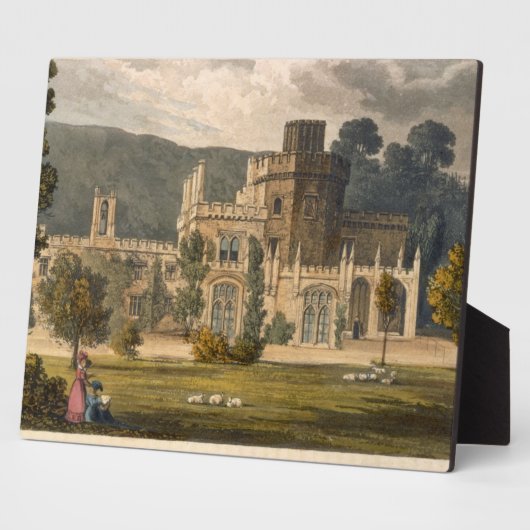Luscombe Castle, Devon (kleurenlitho) Fotoplaat (Zijkant)
