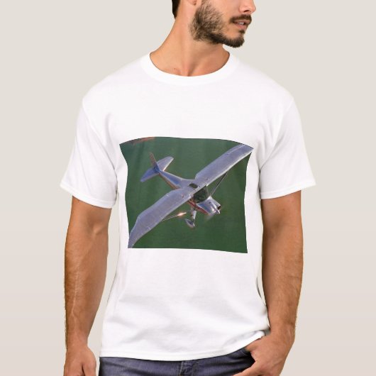 Luscombe, model 8, 1948_Klassieke luchtvaart T-shirt (Voorkant)