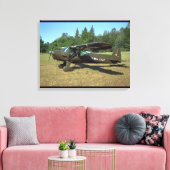 Luscombe, T-8F, 1948_Classic Aviation Canvas Afdruk (Insitu (Woonkamer))