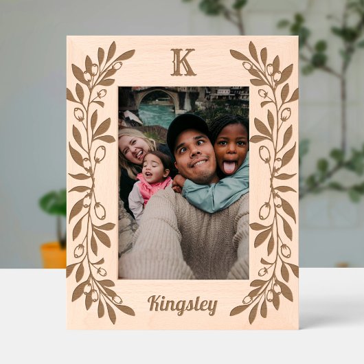 Lush Berry Springs Monogram & Naam Gegraveerde Lijstjes