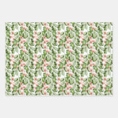 Lush Bird, Flowers and Foliage Inpakpapier Vel (Voorkant 2)