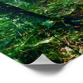 Lush Bossen Forest Landscape Painting Poster (Hoek)