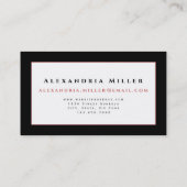 Lush Botanische Tropische Palmbladeren Visitekaartje (Achterkant)