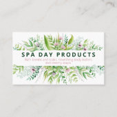 Lush Bouquet DIY Handmade Spa Bath Skincare Visitekaartje (Voorkant)