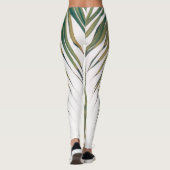 Lush Caribbean Palm 3 #palm#tropisch Leggings (Achterkant)