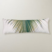 Lush Caribbean Palm 3 #palm#tropisch Lichaamskussen (Achterkant)