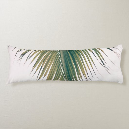 Lush Caribbean Palm 3 #palm#tropisch Lichaamskussen (Voorkant)