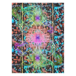 Lush Colorful Syberpunk Tafelkleed
