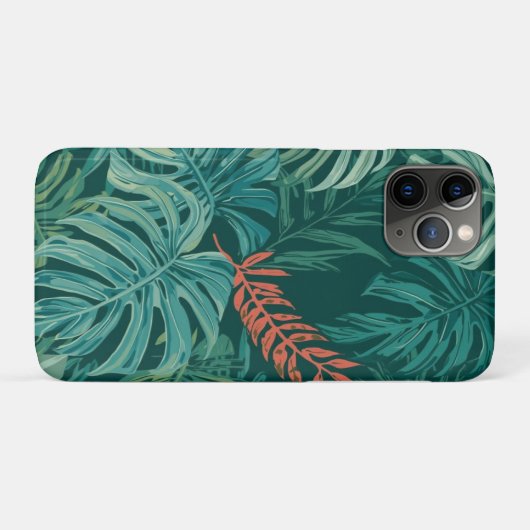 Lush Emerald Jungle Print Case-Mate iPhone Case (Achterkant (horizontaal))