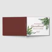 Lush Exotic Tropical Palm Leaves Gastenboek (Volledig)