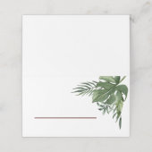 Lush Exotic Tropical Palm Leaves Plaatskaartje (Buitenkant ongevouwen)