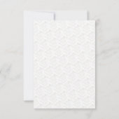 Lush Fern Wedding Suite Reageer met Diner Opties RSVP Kaartje (Achterkant)
