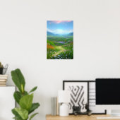 Lush Fields of Beauty Poster (Thuiskantoor)