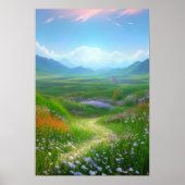 Lush Fields of Beauty Poster (Voorkant)
